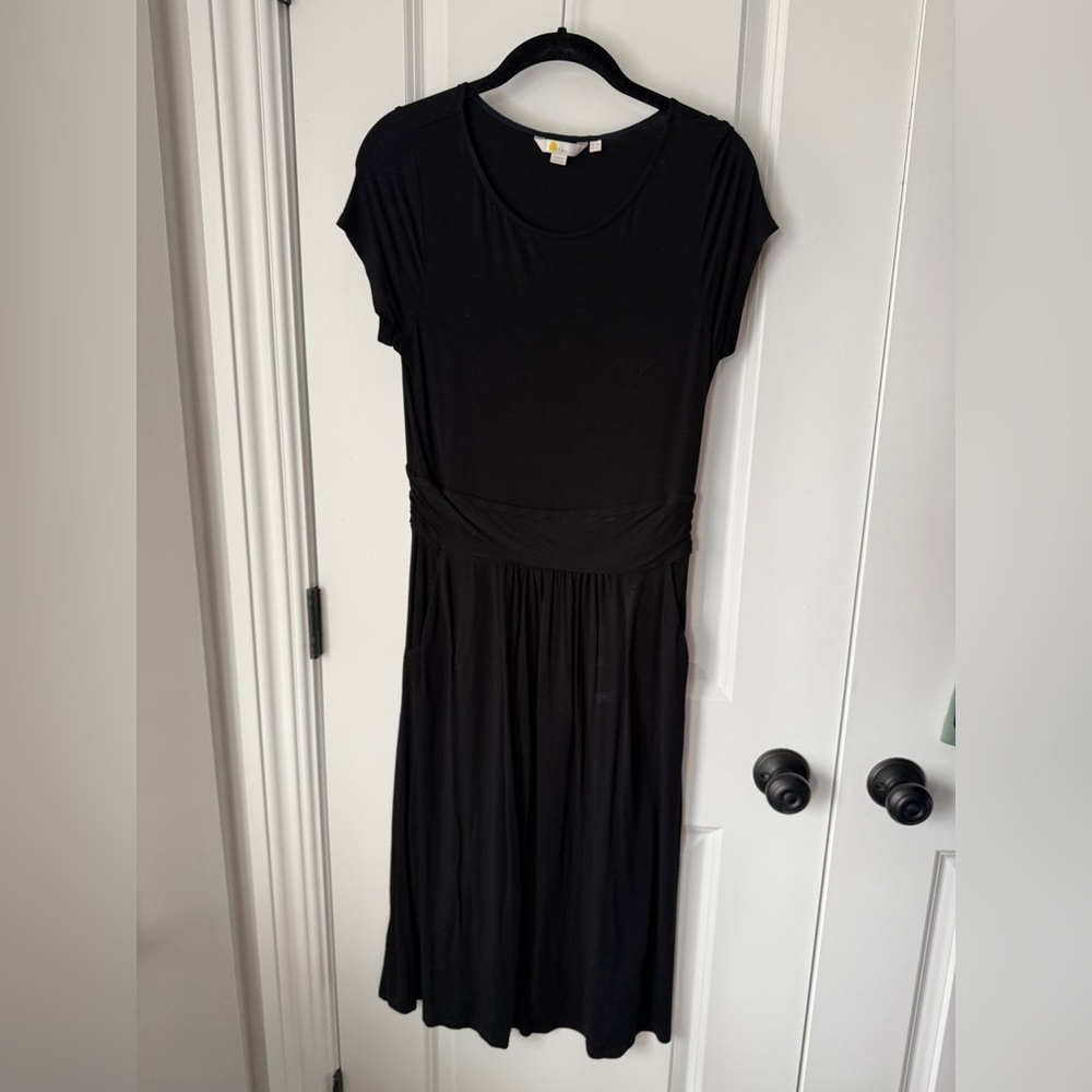 Boden Black Amelie Dress 6 long